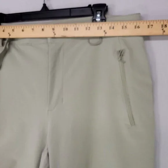 North Face Bridgeway Ankle Pants Womens 12 Green FlashDry-XD UPF 40+ Stretch - Picture 8 of 14